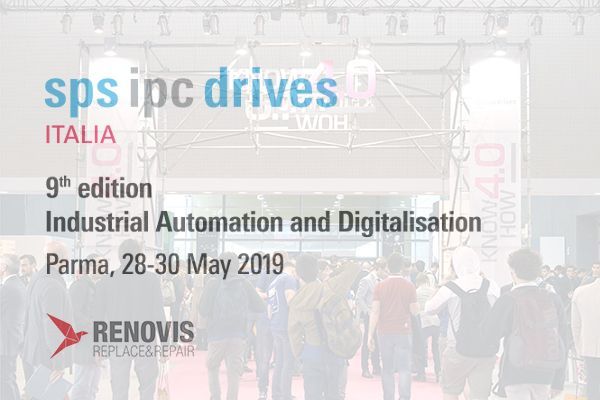 Renovis ti aspetta dal 28 al 30 maggio a Parma, presso la Fiera SPS IPC Drives Italia 2019
